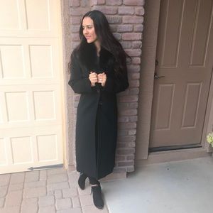 Sachi real fox fur coat